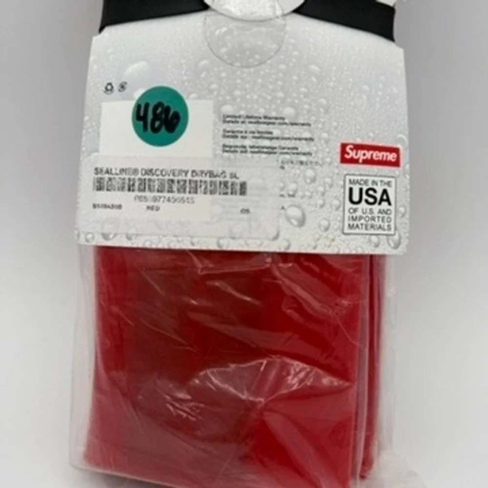 Supreme SealLine Discovery Deck‎ Dry Bag 5L Waterproof Red Camping Boating
